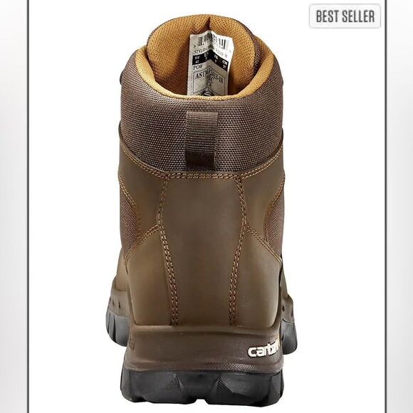 CARHARTT RUGGED FLEX® 6" STEEL TOE WORK‎ BOOT SIZE 10 BROWN NEW WITHOUT BOX - Picture 2 of 7
